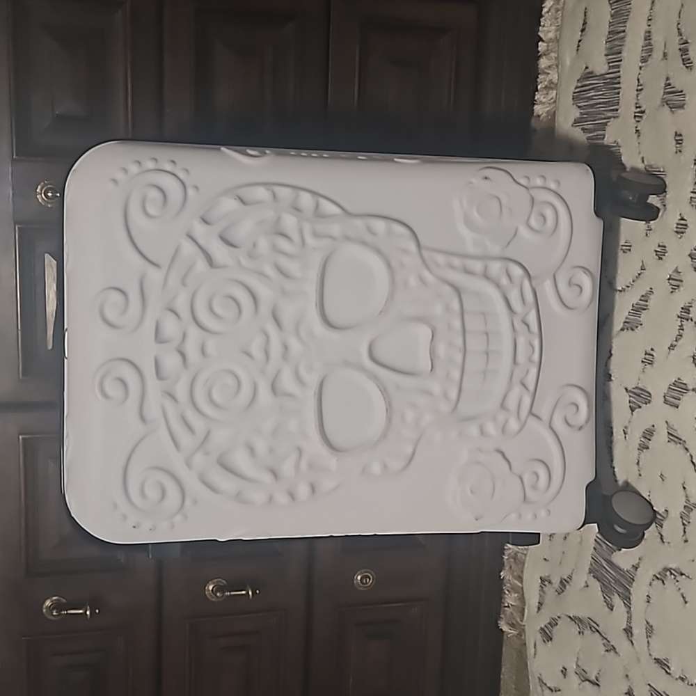 Skull luggage